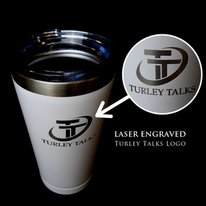 Turley Talks Insulated Stainless Steel Coffee Tumbler
