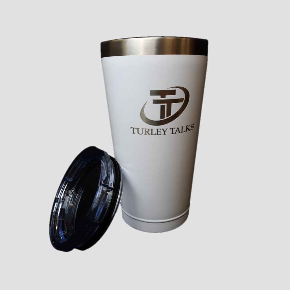 Turley Talks Insulated Stainless Steel Coffee Tumbler